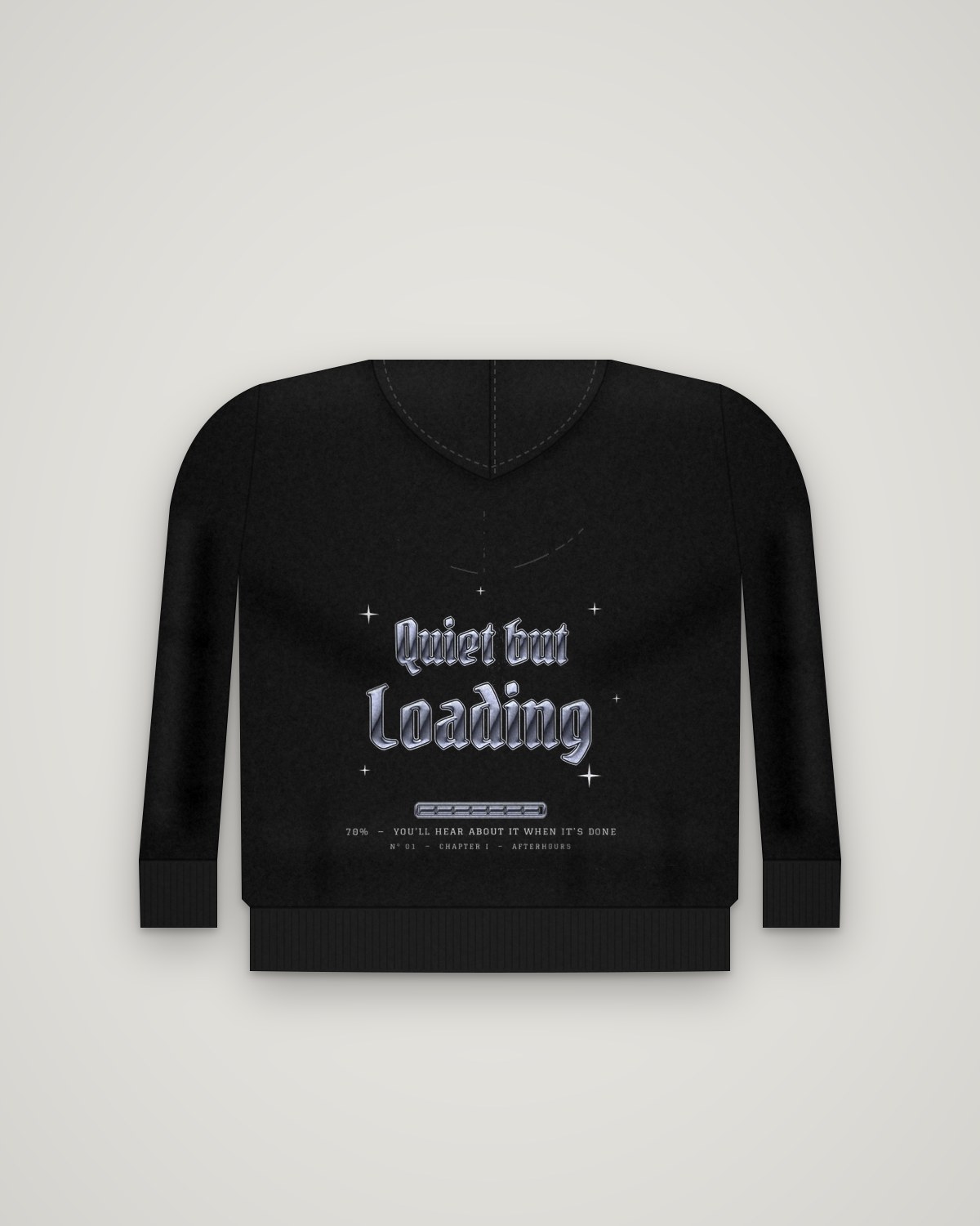 QUIET BUT LOADING HOODIE
